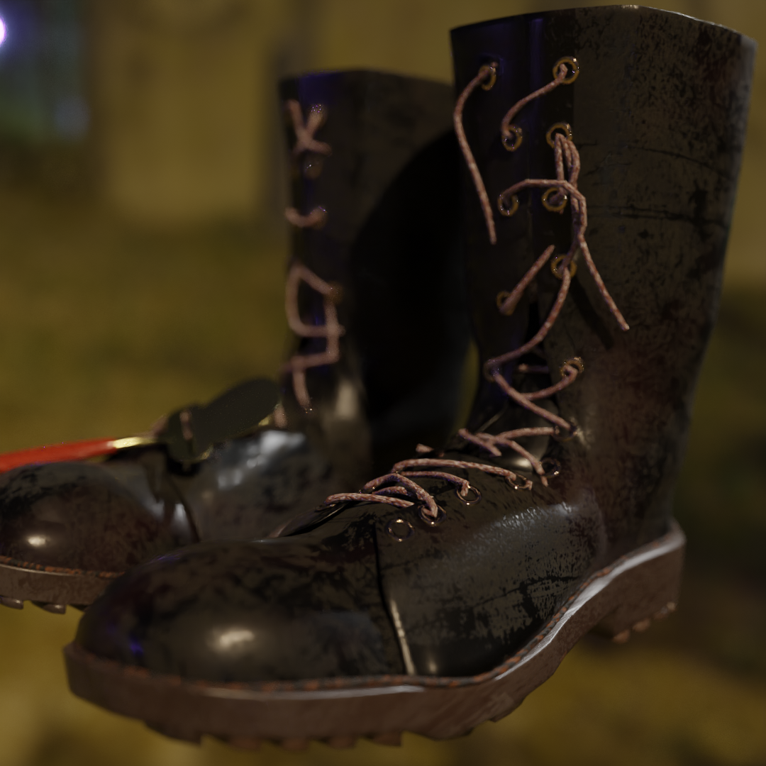 Old combat boots and a cheeseslicer preview image 1